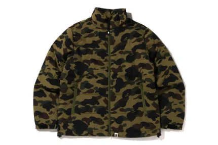 A BATHING APE CAMO DOWN JACKET