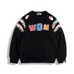 BAPE Shark Teeth Round Neck Pullover Plus Sweater