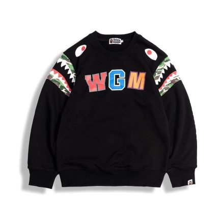 BAPE Shark Teeth Round Neck Pullover Plus Sweater