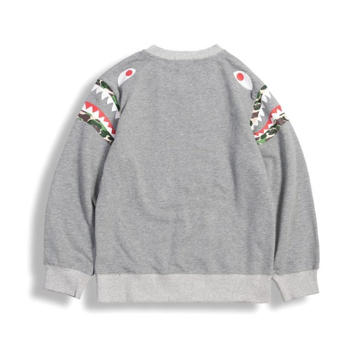 BAPE Shark Teeth Round Neck Pullover Plus Sweater
