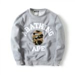 A Bathing Ape Print Plus Size Pullover Sweater