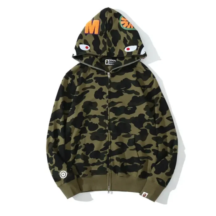 Army Green BAPE CAMO Hoodie