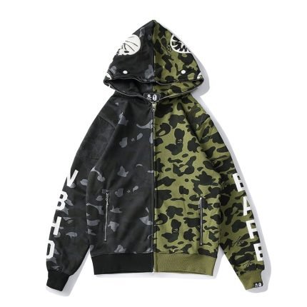 BAPE Double Hood Camo Hoodie