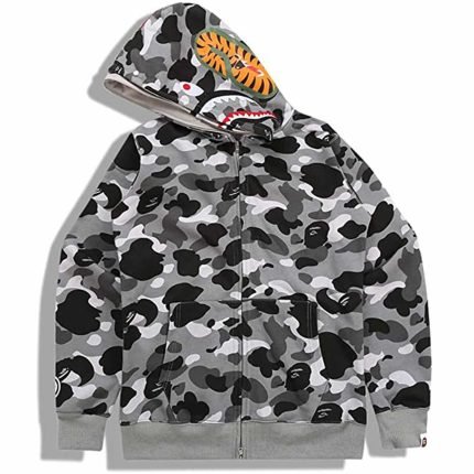 BAPE Hoodie Camo Shark