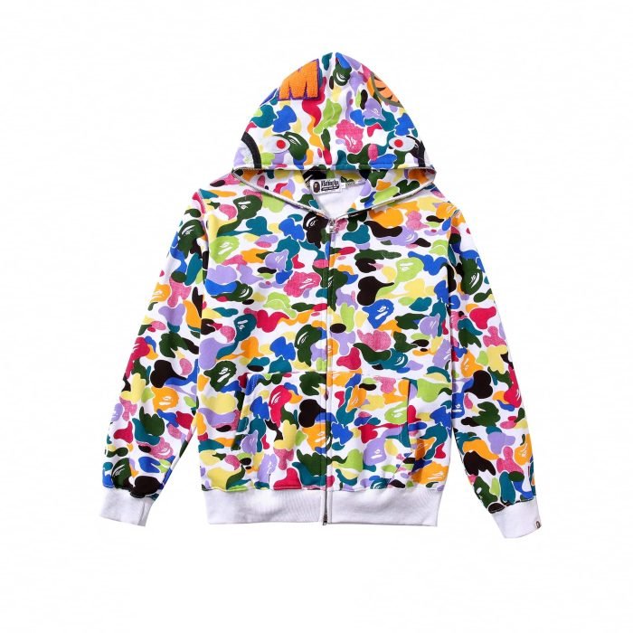 BAPE Multi Camo Shark Hoodie