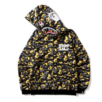 BAPE Shark Zipper Unisex Hoodie