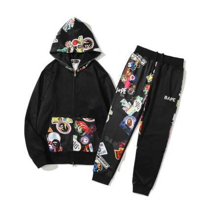 BAPE Track Suit Black