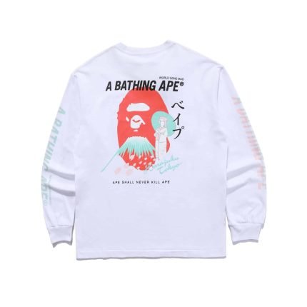 A Bathing Ape Head Print Sweatshirt