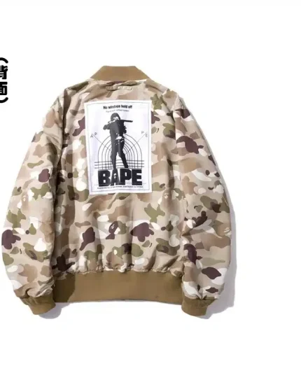 BAPE Military Style Double-Sided Desert Camouflage Jacket